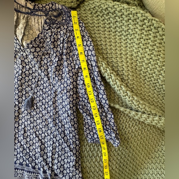 Roxy S Blue Floral Beach Swim Coverup Dress - Picture 11 of 11